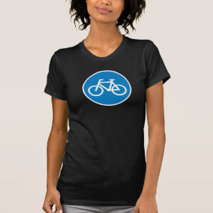Camiseta para mujer de ciclo de la señal de
