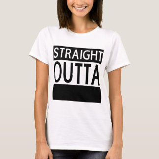Camiseta para mujer DE ENCARGO recta de Outta