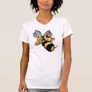 Camiseta para mujer de la abeja muy enojada