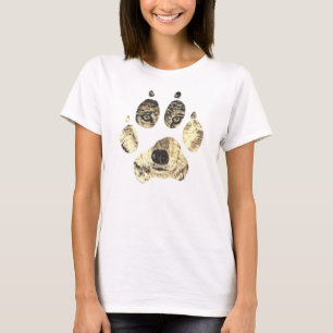 Camiseta para mujer de la cara del lobo