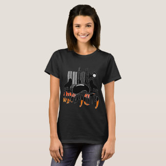 Camiseta para mujer de la ciudad ventosa del