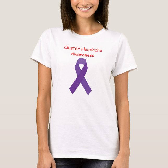 Camiseta para mujer de la conciencia del dolor de (Anverso)