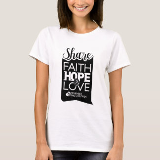 Camiseta para mujer de la parte (blanca)