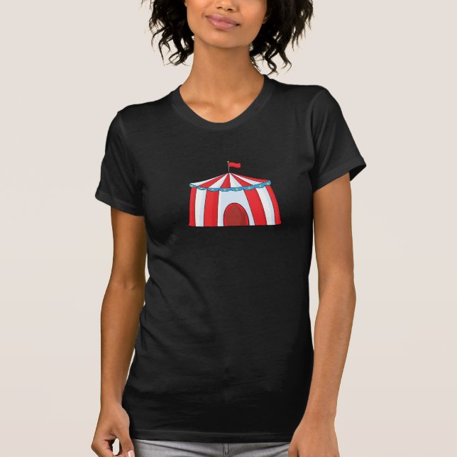 Camiseta para mujer de la tienda de circo (Anverso)