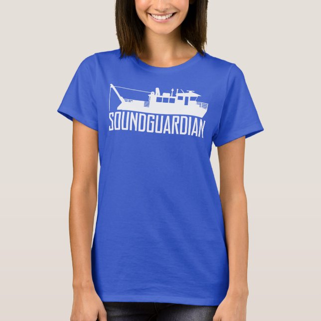 Camiseta para mujer de los azules marinos del (Anverso)