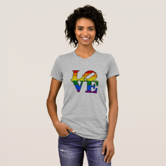 Camiseta para mujer del amor del orgullo