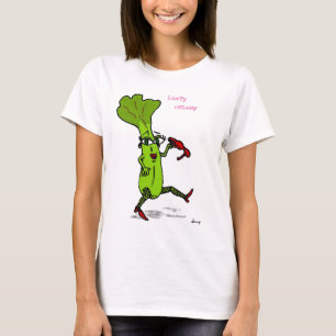Camiseta para mujer del apio fuerte