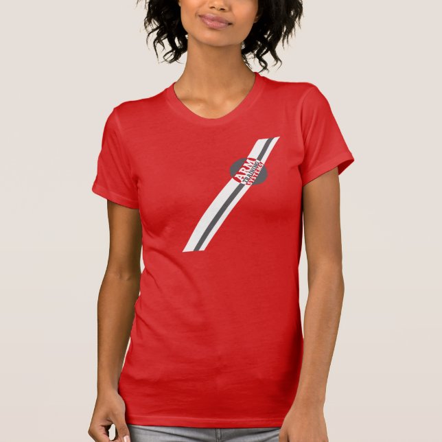 Camiseta para mujer del BRAZO (Anverso)