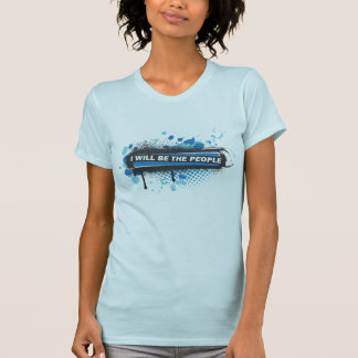 Camiseta para mujer del compromiso del aerosol de
