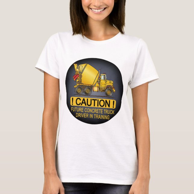 Camiseta para mujer del conductor de camión (Anverso)