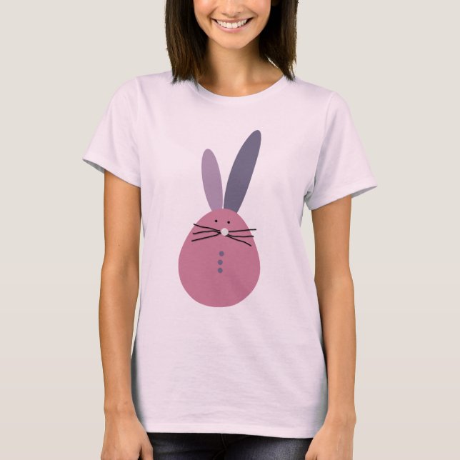 Camiseta para mujer del conejito de pascua (Anverso)