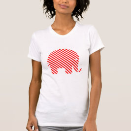 Camiseta para mujer del elefante