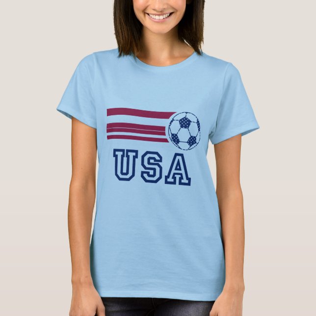 Camiseta para mujer del fútbol de los E.E.U.U. (Anverso)