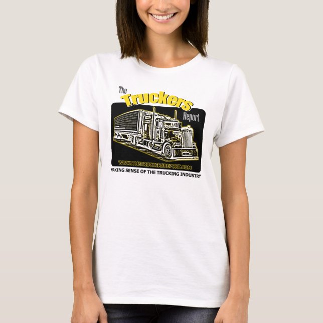Camiseta para mujer del informe de los camioneros (Anverso)
