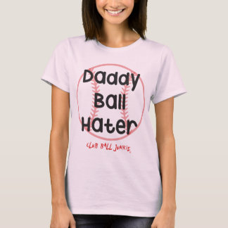 Camiseta para mujer del lema divertido del béisbol