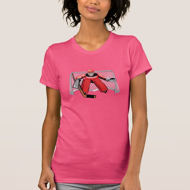 Camiseta para mujer del portero del hockey sobre (Anverso)