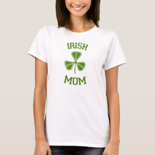 Camiseta para mujer del verde irlandés de la mam