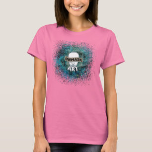 Camiseta Para mujer desenmascare el logotipo