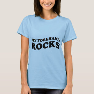 Camiseta para mujer divertida del tenis: Mis rocas