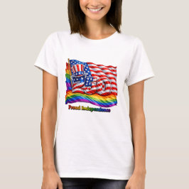 Camiseta para mujer LGBTQ America 250 Pride