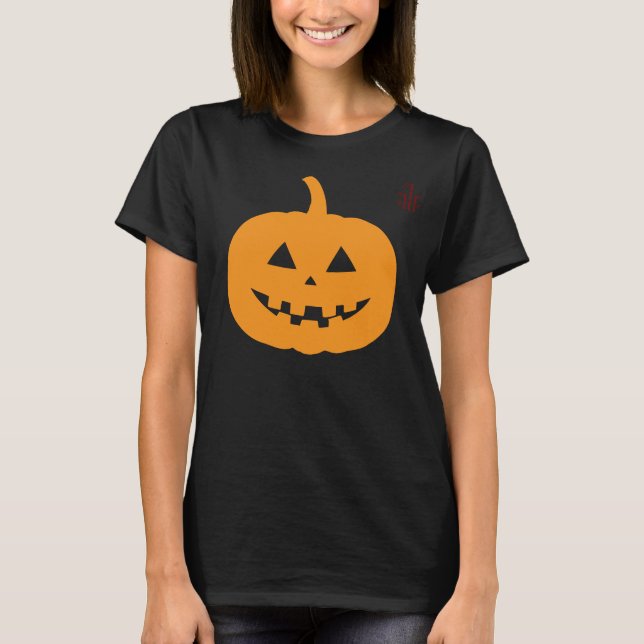 Camiseta para mujer (negra) (Anverso)