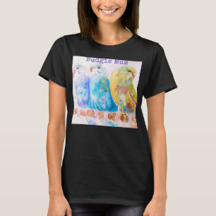 Camiseta para mujer periquito australiano mamá per
