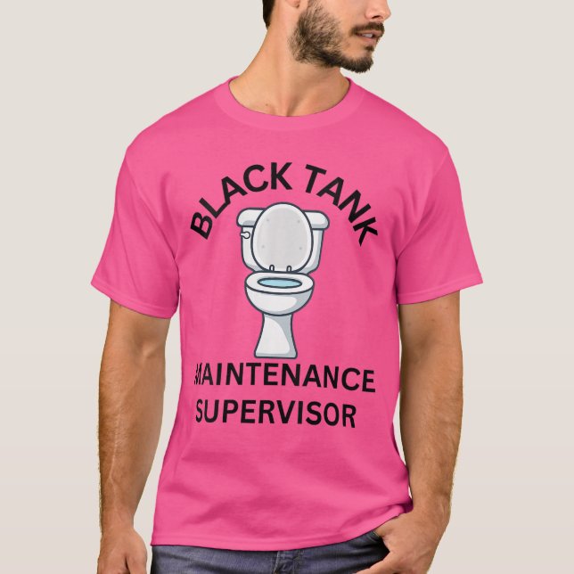 Camiseta para mujer RV Camping Black Tank Maintena (Anverso)