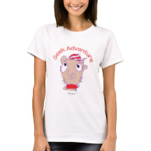 Camiseta para mujeres "Busca Aventura"