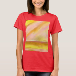 Camiseta para mujeres Camiseta Sun Lake Art Amaril