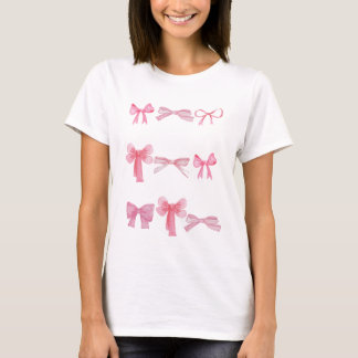 Camiseta para mujeres con lazo coquette
