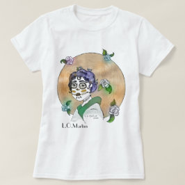 camiseta para mujeres con material impreso
