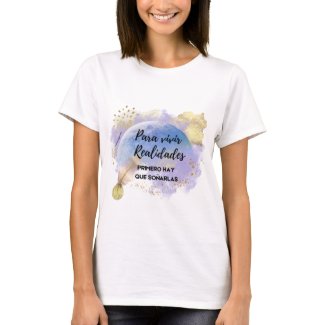 Camiseta para mujeres creativas