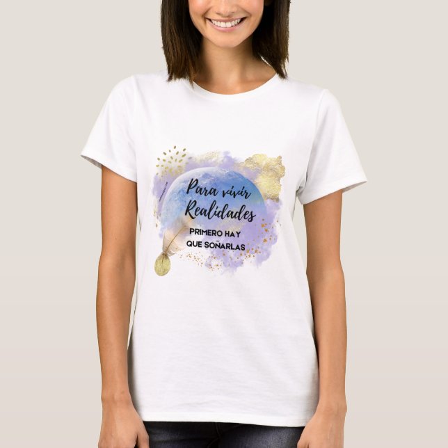 Camiseta para mujeres creativas (Anverso)