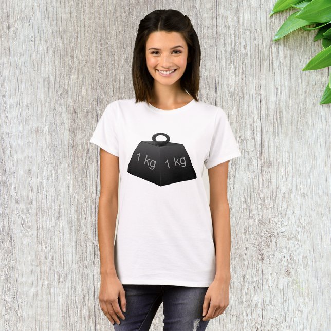 Camiseta para mujeres de 1 KG de peso (Subido por el creador)