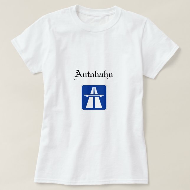 Camiseta para mujeres de Autobahn (Diseño del anverso)