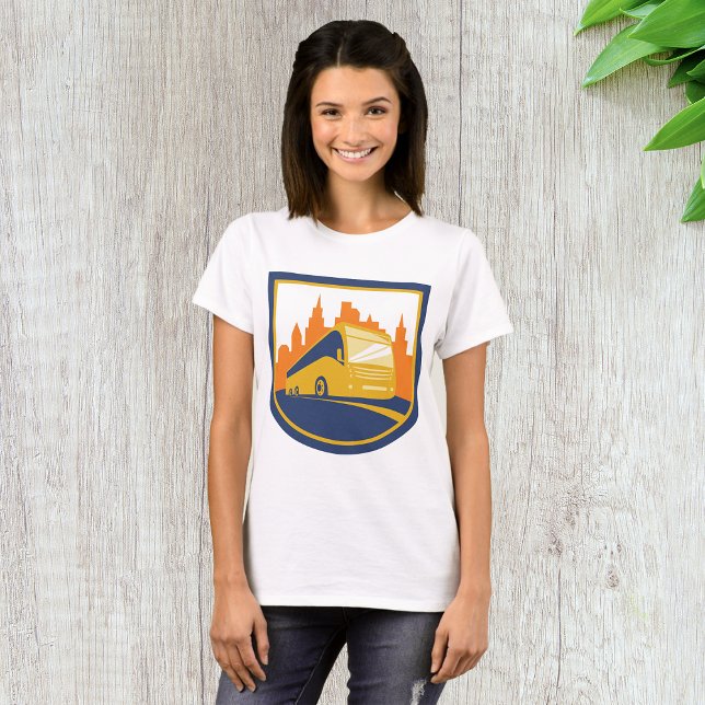 Camiseta para mujeres de autobús turístico (Subido por el creador)