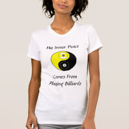 Camiseta para mujeres de Billiards
