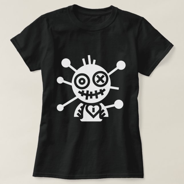 Camiseta para mujeres de cabeza de alfiler (Diseño del anverso)
