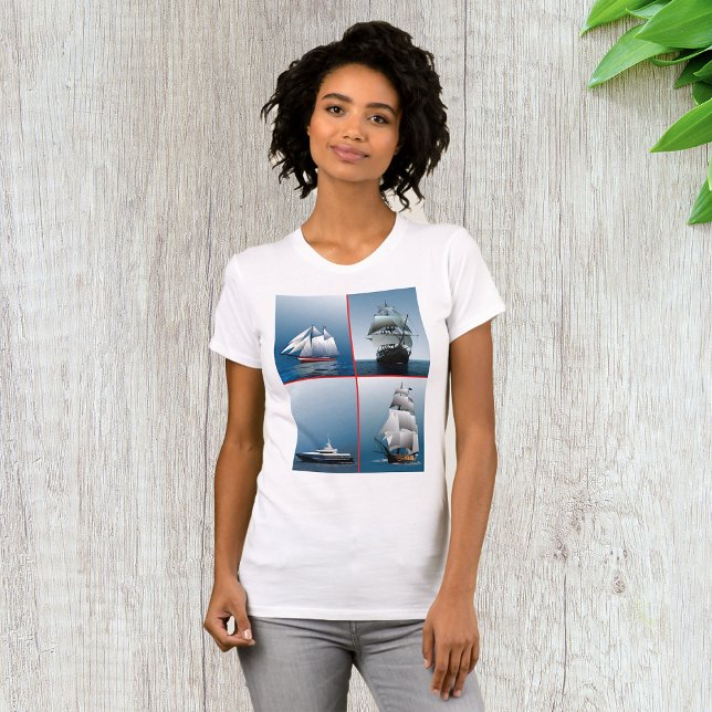 Camiseta para mujeres de cuatro barcos (Subido por el creador)
