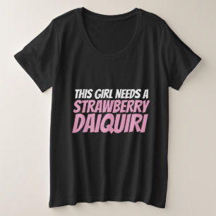 CAMISETA PARA MUJERES DE DAIQUIRI DE FRESAS