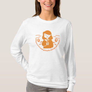 Camiseta para mujeres de diseño único y faja de ci