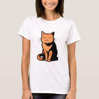 Camiseta para mujeres de gato Naranja con talento
