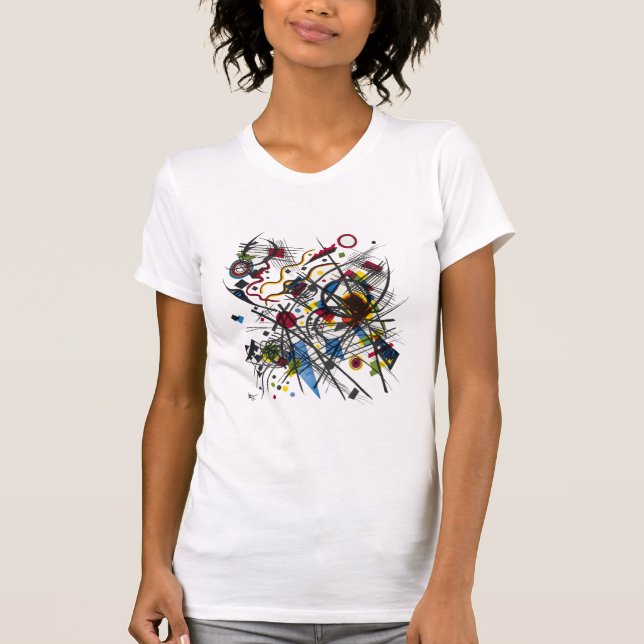 Camiseta para mujeres de Kandinsky BellaCanvas (Anverso)