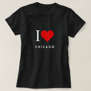 Camiseta para mujeres de la discoteca I Heart Chic