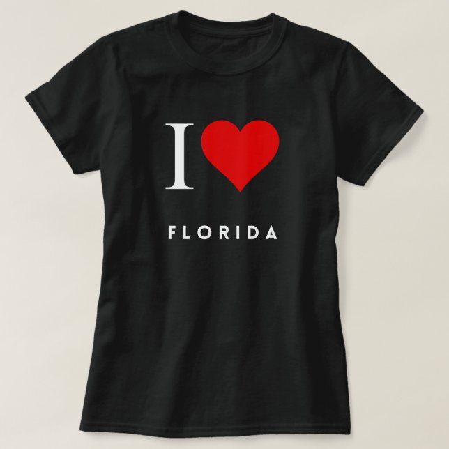 Camiseta para mujeres de la Florida (Diseño del anverso)