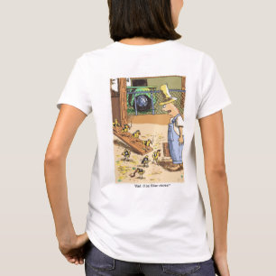 Camiseta para mujeres de las chicas de ciclismo