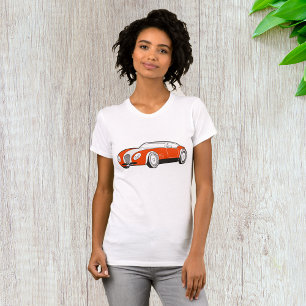 Camiseta para mujeres de un coche deportivo clásic