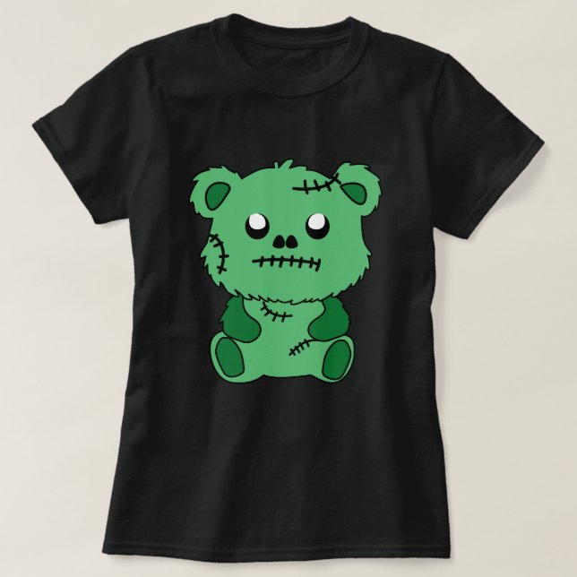 Camiseta para mujeres del oso muerto (Diseño del anverso)