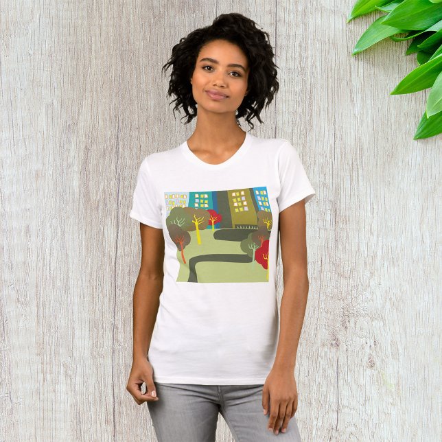 Camiseta para mujeres del parque de la ciudad (Subido por el creador)
