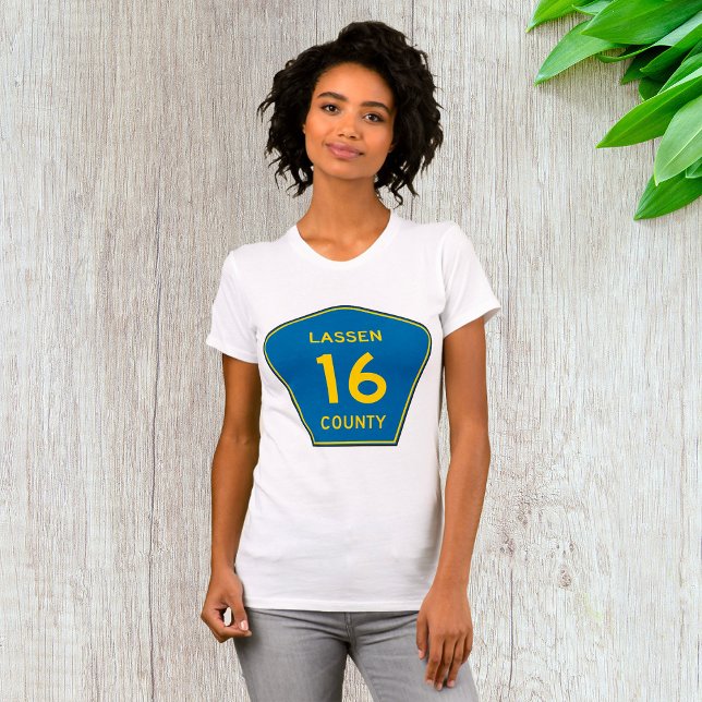 Camiseta para mujeres del Rótulo vial del condado  (Subido por el creador)